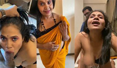 Desi Mallu Aunty Blowjob – Standing Sex HD
